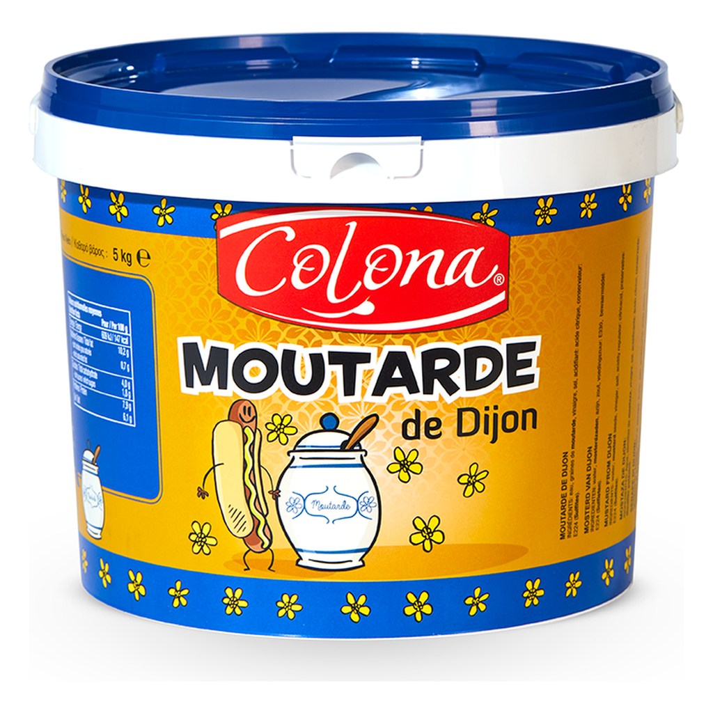 DIJON MUSTARD COLONA 5 L SEAU