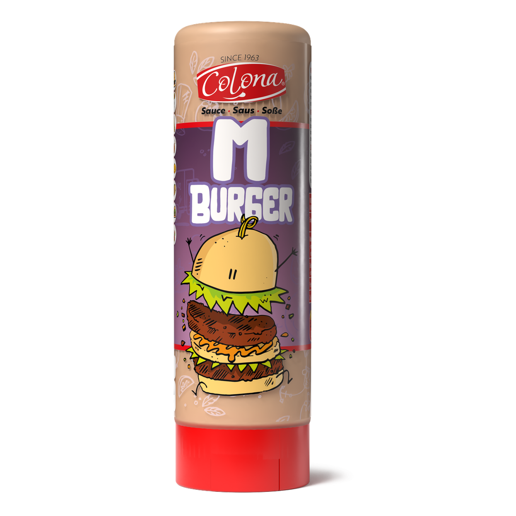 M BURGER COLONA SQUEEZE 350 ML (360 g)