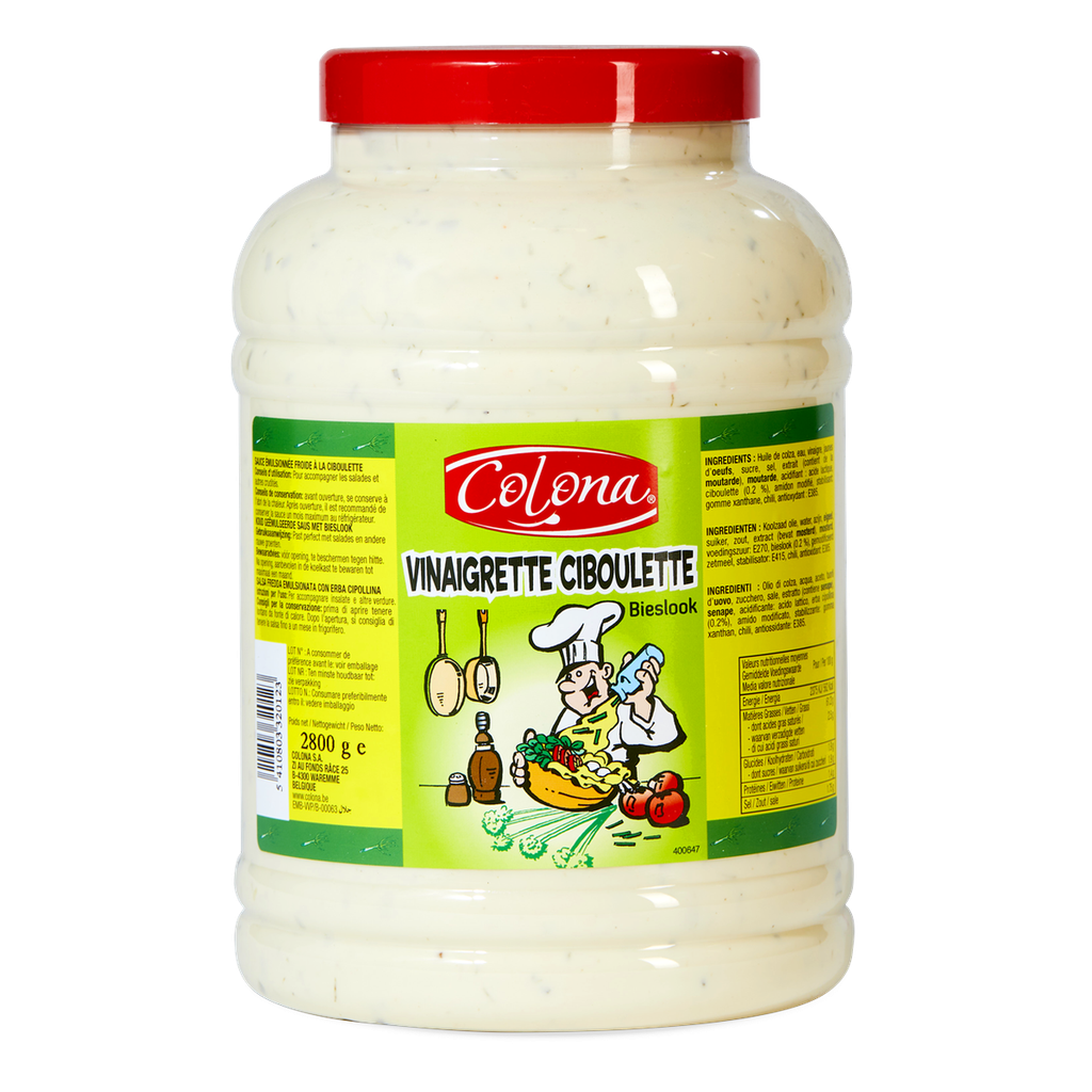 VINAIGRETTE CIBOULETTE COLONA 3 L PET