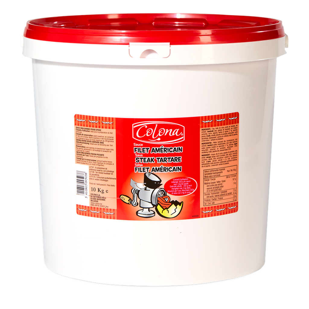 SAUCE FILET AMERICAIN COLONA 10 L SEAU