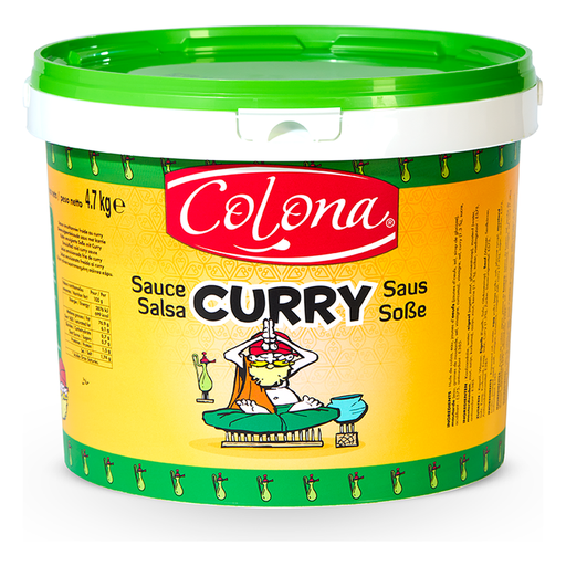 SAUCE CURRY COLONA 5 L SEAU